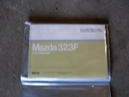 Instructie boekje Mazda 323f ba model 1995