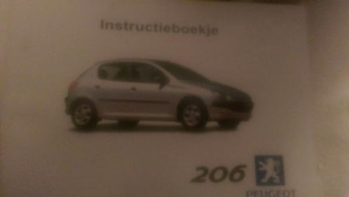 Instructieboekje Peugeot 206 handleiding