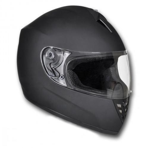 Integraal Motorhelm (mat zwart) S M L XL Motor NIEUW