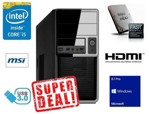 Intel Core i5 4460 QUAD 8GB 1.0TB SSHD USB 3.0 WIN 8.1 