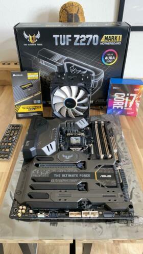 Intel Core i7 7700k, 32GB DDR4, ASUS TUF 270 Mark 1