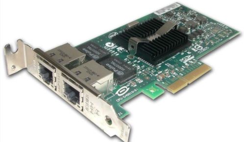 INTEL PRO1000 PT, dual port Gigabit NIC PCI-E low profile