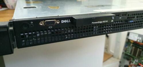 Intell R210 1u server rack met rails