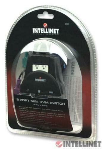 INTELLINET 2-Port 1920 x 1440 Mini KVM Switch