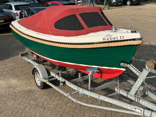 Interboat 16 met Vetus diesel  trailer van 2e eigenaar