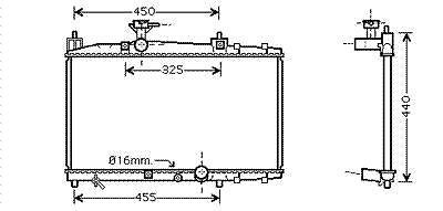 International Radiators RADIATOR DIESEL 1.4 D4d TOYOTA YARIS