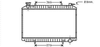 International Radiators RADIATOR NISSAN SERENA MT 96-01