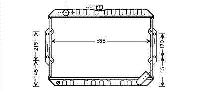 International Radiators RADIATOR RADIATOR MITSUBISHI L 200 (