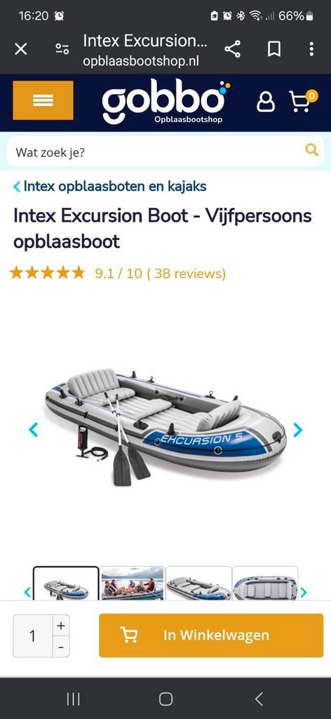 Intex boot 5persoons