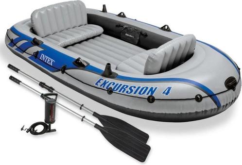 Intex Excursion 4 - Opblaasboot - Grijs
