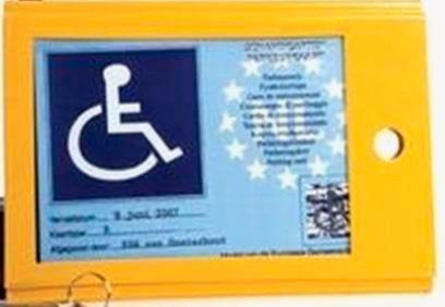 Invalidenparkeerkaart slot, eenvoudig tegen diefstalschade