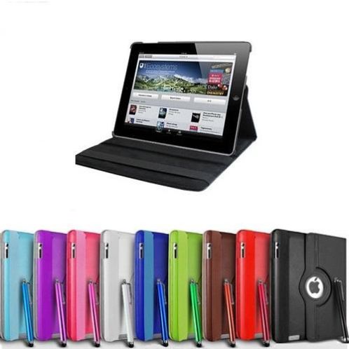 iPad 2, 3 en 4 Rotating Case Hoesje Beschermtas Beschermhoes