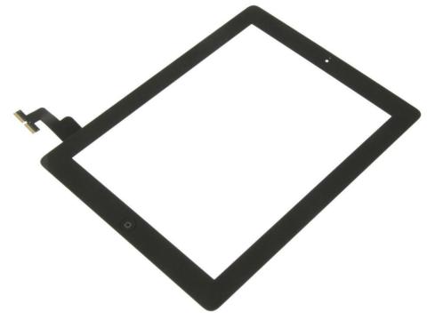 iPad 2 Scherm (Touchscreen  Onderdelen) A Kwaliteit Zwart