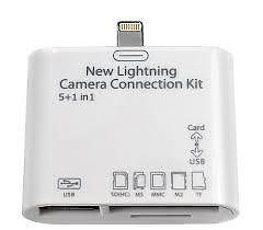 iPad 4 Mini, 5 in 1 Lightning Camera Connection Kit INC. VZK