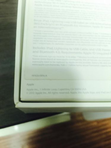 iPad 4 witgrijs 16 GB WiFi bj 2012.