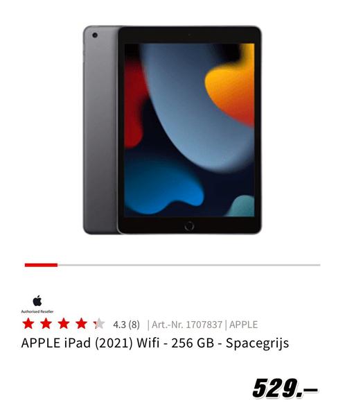 iPad (9e Gen) splinternieuw onuitgepakt