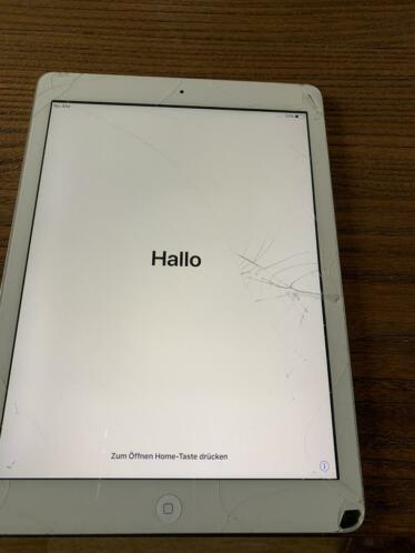 iPad air 16 gb met kapot scherm
