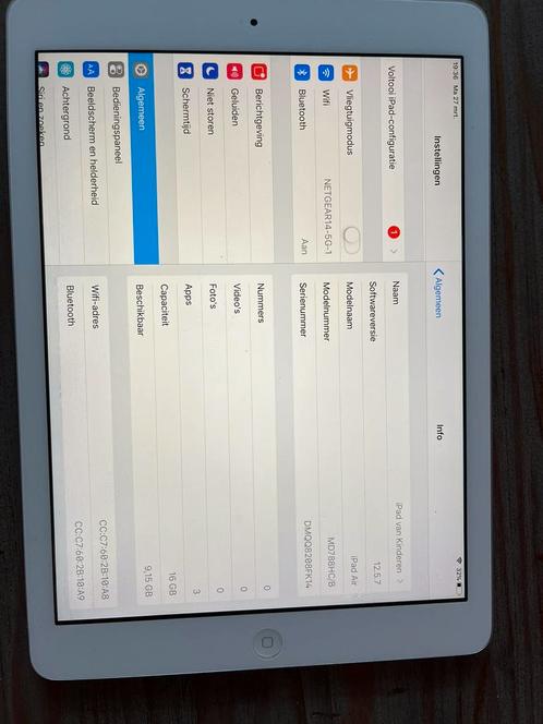 iPad Air 16 GB WiFi