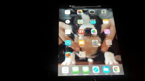 ipad met glas schade 