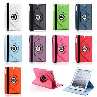 Ipad mini 1 2 3 360 roterende cover leer hoes hoesje case
