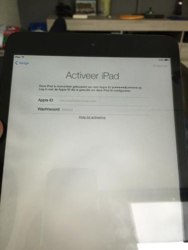 iPad mini met software defect
