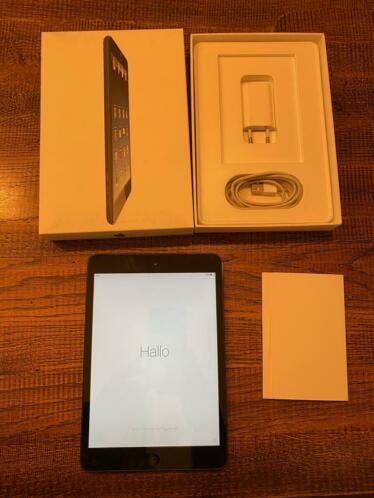 iPad mini zwart Wi-Fi 16 GB model A1432 met originele lader