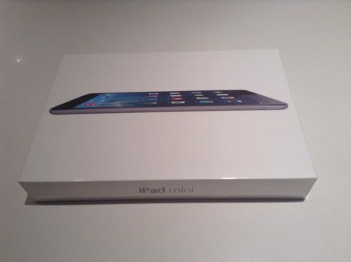 iPad mini zwart..helemaal nieuw in plastic 16 GB, WiFi 