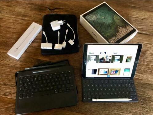 iPad Pro 10,5 512Gb, WiFi4G space grey, icl toetsenborden 