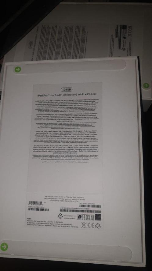 iPad pro 11 inch 4th gen wifi  cellular 2022
