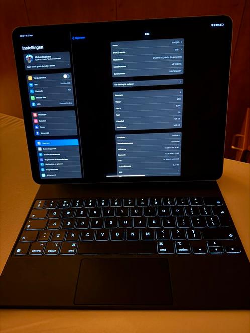 iPad Pro 12,9 M2 WIFICEL128GB (6e gen) 2023 keyboard