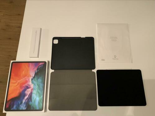 Ipad pro 2020 12,9 WiFi 256GB incl Pencil, Bookcase en SP