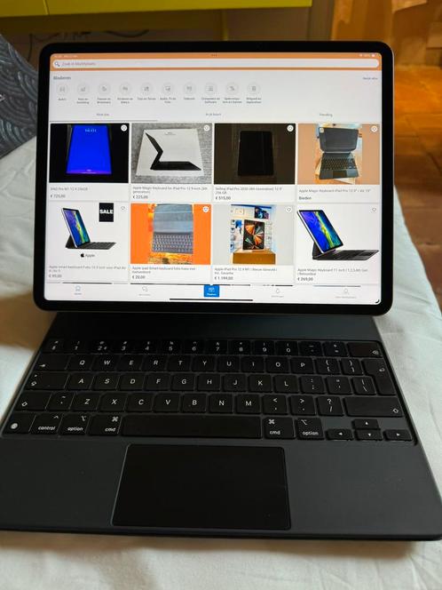 iPad Pro 2021 M1 zwart 256Gb Wifi Only (incl Magic Keyboard)