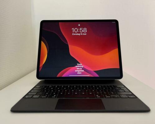 iPad Pro 4e gen zwart 256 gb vv 12,9 scherm nieuw garantie