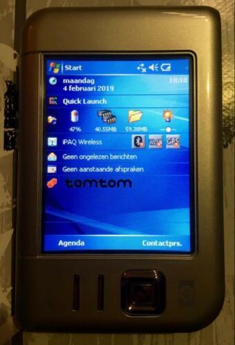iPaq HP PDA met TomTom