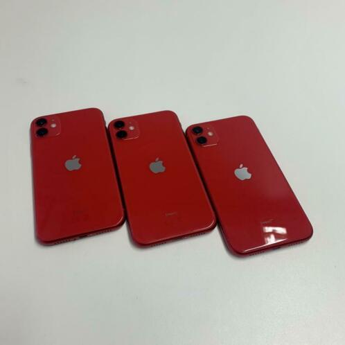 iPhone 11 64gb RED (conditieNIEUW) met oplader en garantie