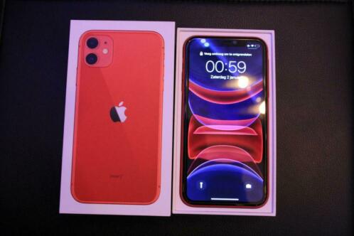 IPhone 11 64GB Red (Rood)  4 maanden garantie