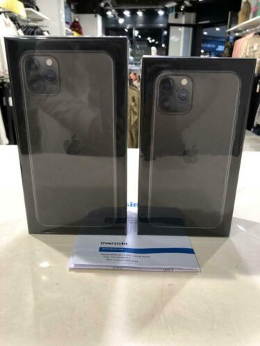 iPhone 11 Pro Max Space Gray Geseald Bon 2 jaar Garantie