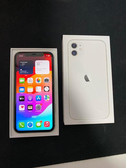 Iphone 11 White  128GB  Zeer Netjes  Met Doos