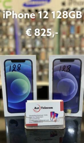 iPhone 12 128GB Blauw amp Zwart Geseald in Doos ACTIE