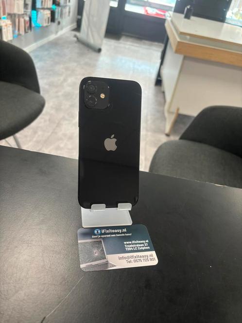 iPhone 12 64GB Zwart Accu nieuw Met garantie