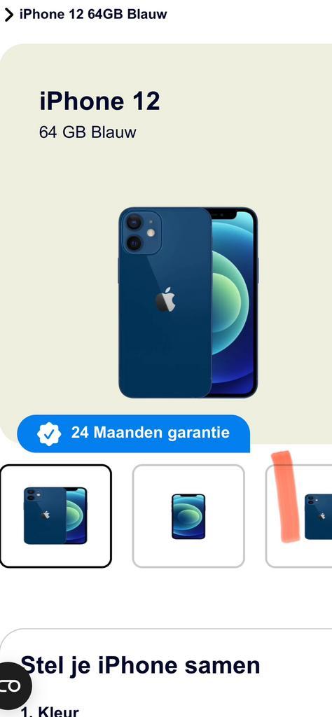 Iphone 12 krasvrij nieuw nieuw weg weg