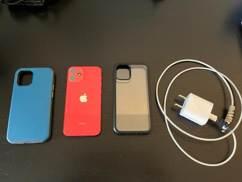 Iphone 12 min Red with extra cases