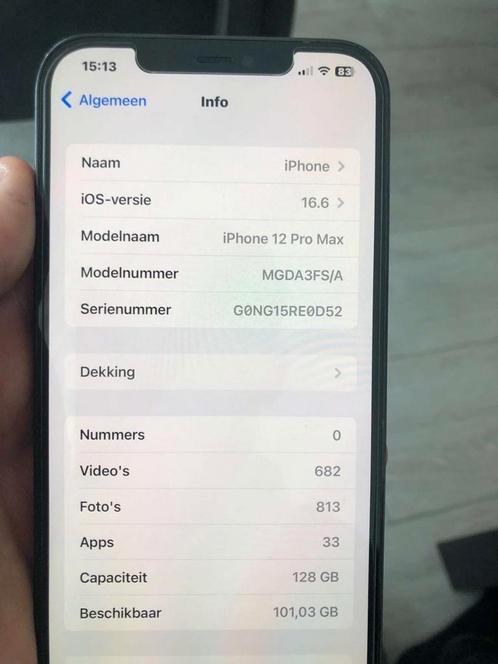 Iphone 12 pro max gloed nieuw