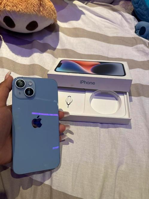 Iphone 14 blauw