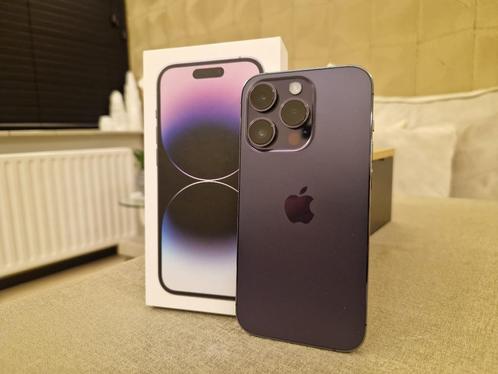 iPhone 14 Pro 256GB Deep Purple met bon bijna nieuw BATT 98