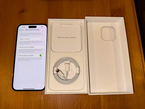 iPhone 14 Pro Max 100 Batterij, met Doos, Kabel en Hoesje