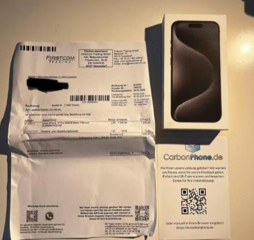 iPhone 15 Pro 256 GB - Nieuw en Ongebruikt