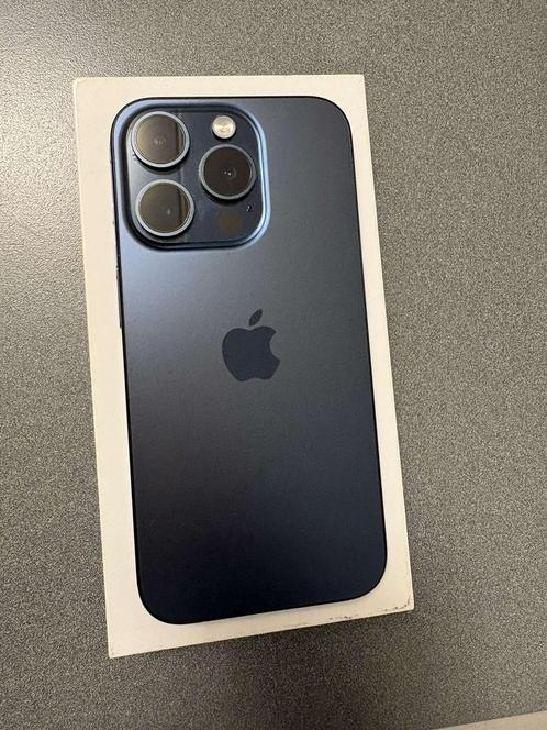 Iphone 15 pro donkerblauw 128gb