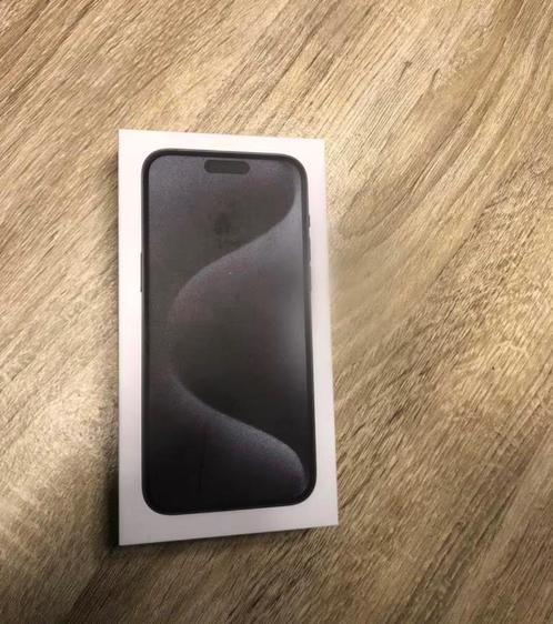 Iphone 15 pro max 1TB Black titanium nieuw in doos