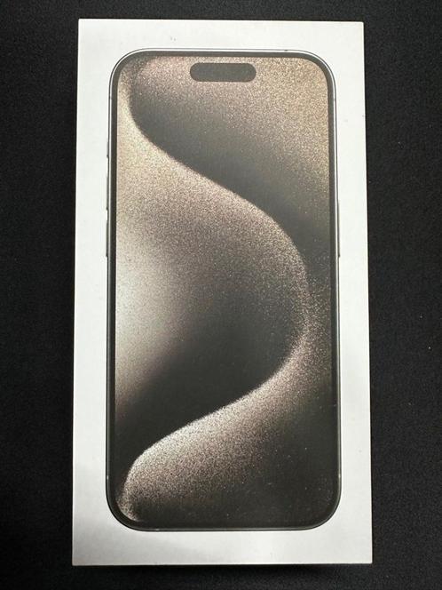iPhone 15 Pro Natural Titanium NIEUW  SEALED  BON